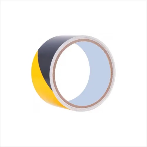 Fita Adesiva Refletiva 50mm x 3m Amarelo/Preto