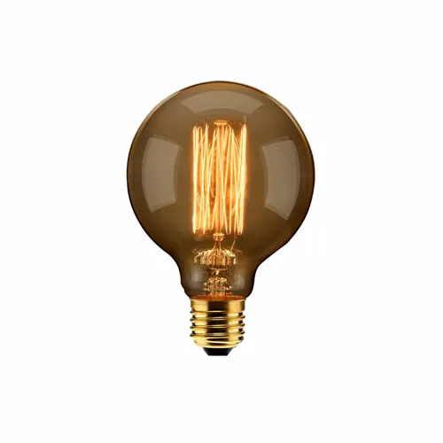 Lâmpada de Filamento Carbono Vintage G95 - 110V